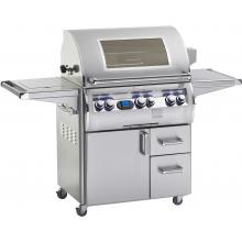 Fire Magic Echelon Diamond E790 Propane Gas Grill With Single Side Burner, One Infrared Burner And Magic View Window On Cart