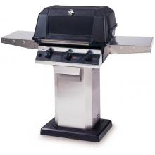 MHP Gas Grills WRG4DD Infrared Natural Gas Grill W/ SearMagic Grids On Stainless Patio Base