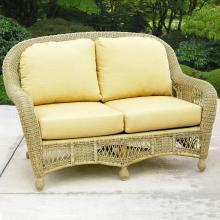 North Cape Montego Wicker Loveseat - Sea Grass