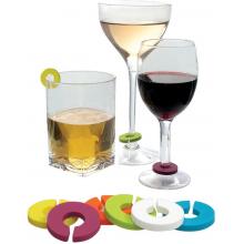 Vinotemp EP-CHARMS1 Epicureanist Multicolor Wine Glass Charms
