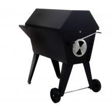 Cajun Grill BBQ Charcoal Grill Side View Details