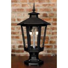 Gaslite America GL1600 Cast Aluminum Electronic Ignition Natural Gas Light With Open Flame Burner And Pedestal Mount