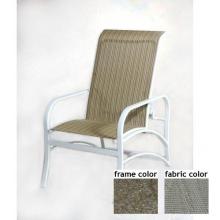 Sunnibay Aluminum Sling Recliner With Scavo Bronze Frame And A0109 Fabric