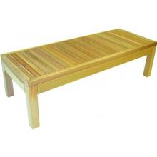 24 X 63 Inch Rectangle Western Red Cedar Coffee Table With Interior Lacquer Finish By Cedar Delite
