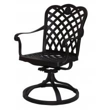Darlee Del Mar Patio Swivel Rocker Dining Chair - Antique Bronze