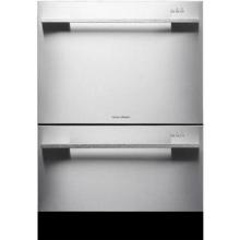Fisher Paykel Dishwashers DishDrawer Tall Double Dishwasher - Flat Door Stainless
