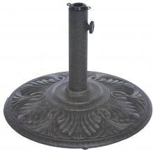 Meadow Decor Athena Umbrella Stand - Mocha Stone Finish (45 Lb)