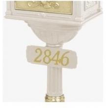 Classic Series Address Plaque - Almond