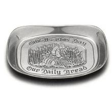 Wilton Armetale Give Us This Day Small Bread Tray