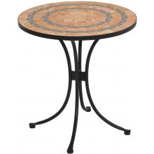 Home Styles Round Outdoor Patio Bistro Table - Terra Cotta