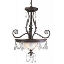 World Imports Berkeley Square Collection Pendant In Weathered Bronze Finish - 3 Bulbs - 759-62