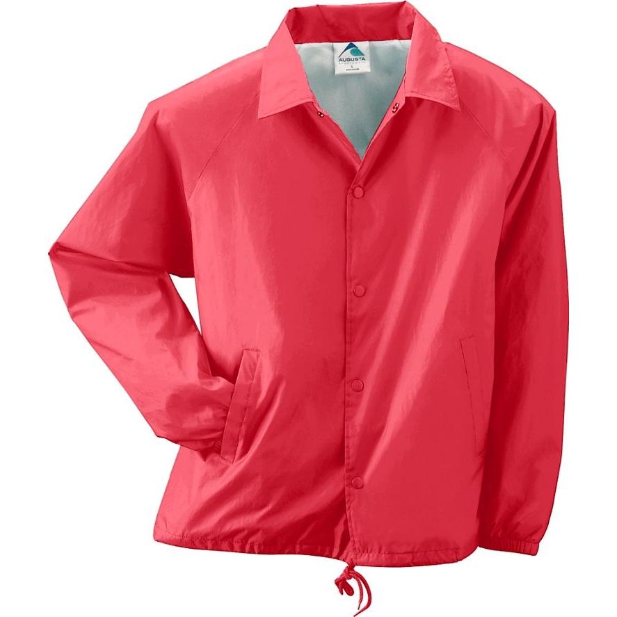 Augusta Nylon Lined Coach Jacket 3XL - Red