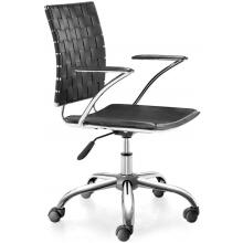 Zuo Modern Criss Cross Office Chair Black 205030