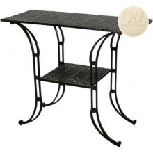 Windham Castings Accessories Woven Console With Roll Leg Frame Only, Cream