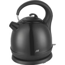 Sunpentown Electric Kettle Black Stainless 1.7 Liter Capacity Cordless - SK-1715B