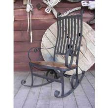 Groovy Stuff Teak Wood Ironhorse Rocking Chair - TF-755