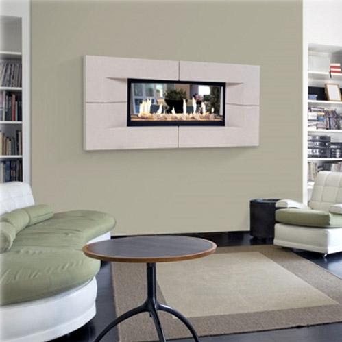 Monessen WDVST500PTSC Serenade Series 42-Inch Propane Direct Vent See-Thru Fireplace System With Signature Command Control