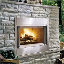 Monessen ODSR36A Al Fresco Series 36-Inch Outdoor Wood Burning Fireplace - Stainless Steel