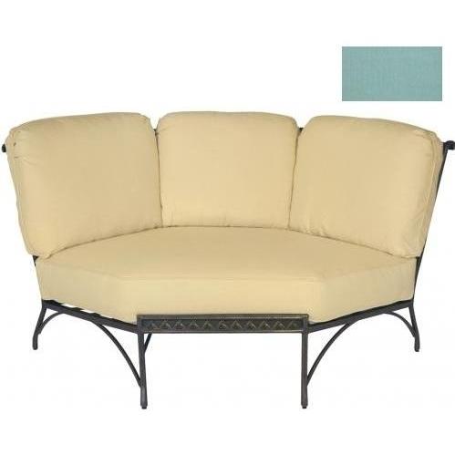 Windham Castings Savannah Tailored Back Corner Sectional Cushion , Canvas Spa Blue L Windham Castings Savannah Tailored Back Corner Sectional Cushion , Canvas Spa Blue L