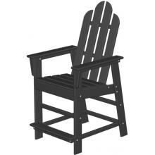 Poly-Wood Recycled Plastic Wood Long Island Adirondack Counter Bar Stool