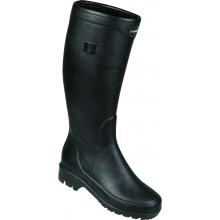 Le Chameau Ladies Iris Fur Fashion Rubber Boots With Black Fur Lining - Black - Size 9