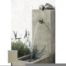 Campania Bird Element Fountain (3pc) - Verde Finish