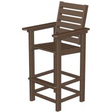 Poly-Wood Recycled Plastic Wood Captain Bar Stool