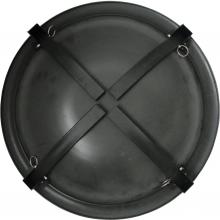 Fire Sense 22 Inch Folding Outdoor Fire Pit - Top View