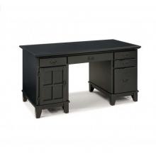 Home Styles Arts And Crafts Pedestal Desk - Ebony - 5181-18