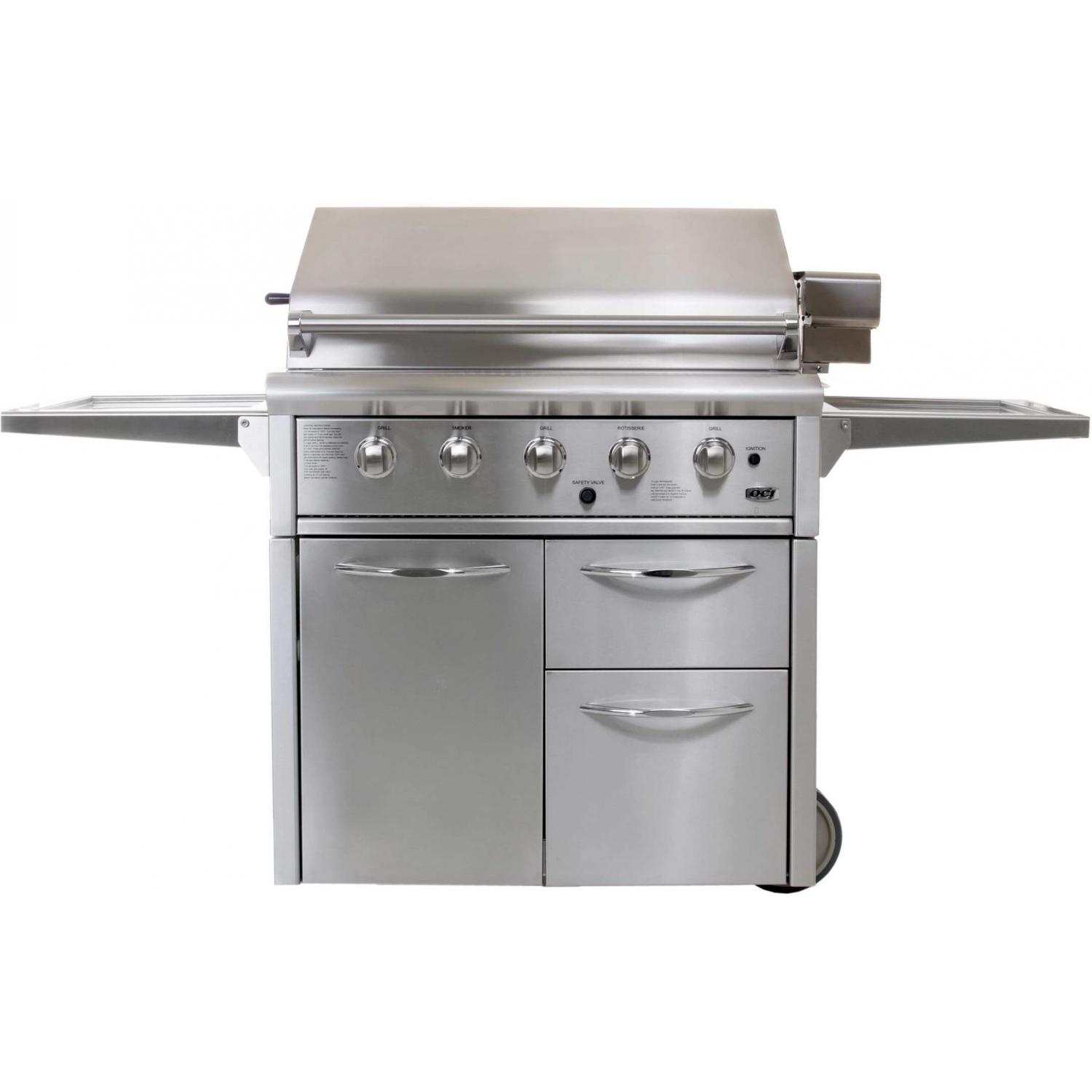 Deals OCI Gas Grills Elite 36 Inch Natural Gas Grill On Cart With