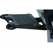 Broilmaster Black Fold Down Side Shelf With Black Steel Mounting Bracket