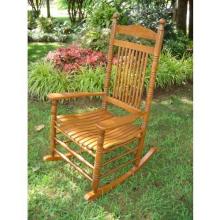 International Caravan Large Wood Grandmother Rocker - Oak - OL-001-OK