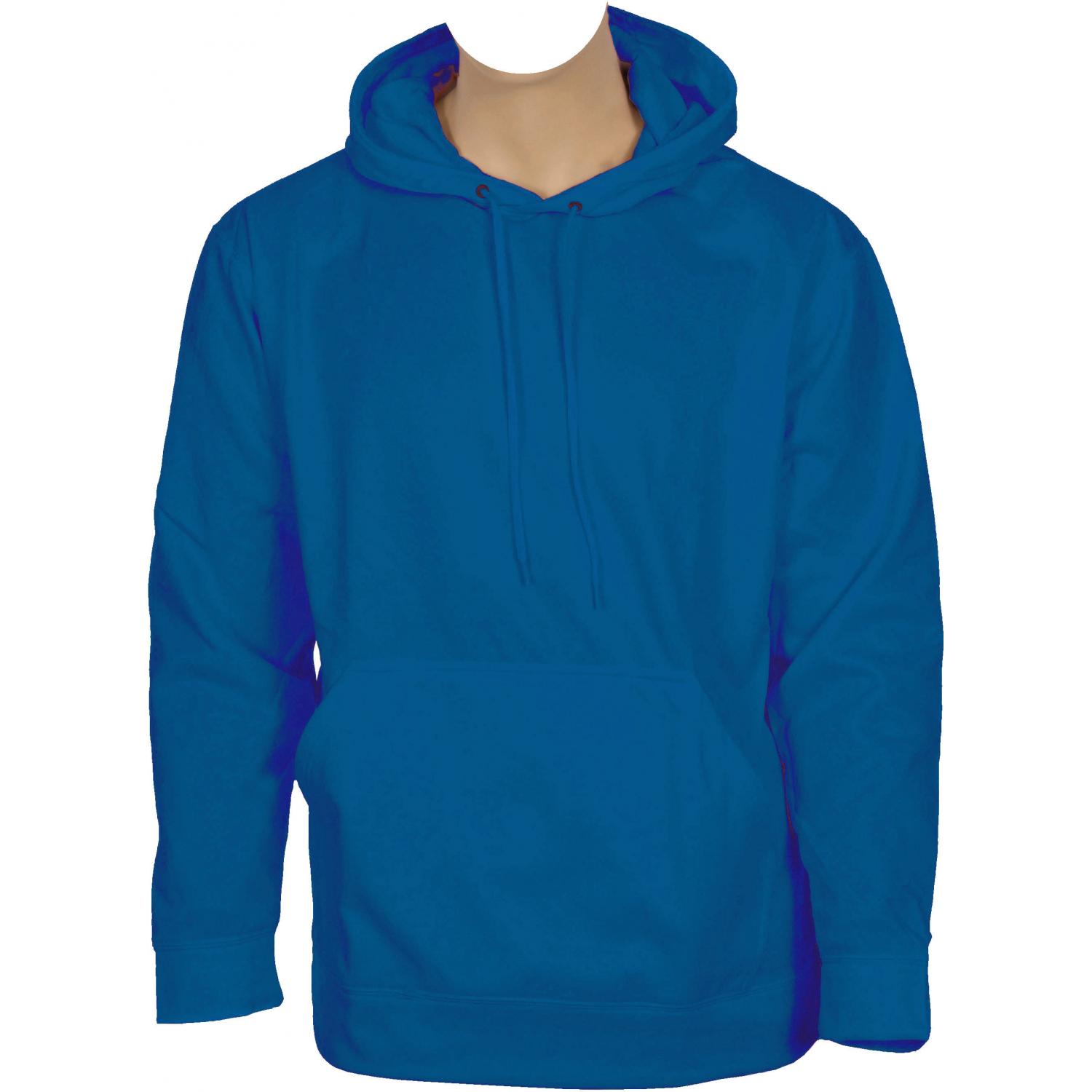 Augusta Wicking Fleece Hooded Sweatshirt Large - Navy