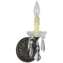 World Imports Timeless Elegance Collection Wall Sconce Single Light Fixture In Flemish Finish - 1 Bulb - 8481-06