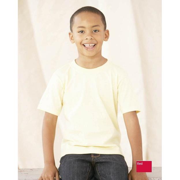 Anvil Youth Heavyweight T-Shirt Medium - Red