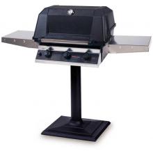 MHP Gas Grills WHRG4DD Hybrid Natural Gas Grill W/ SearMagic Grids On Bolt Down Post