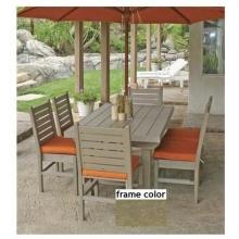 Eagle One Recycled Plastic Cape Cod 60 Inch Patio Dining Set - Driftwood