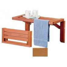 A&B Accessories Recycled Plastic Spa Folding Table - 48 Inch Teak
