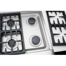 DCS Cooktop Sealed  Cooking Surface and Continuous Grates