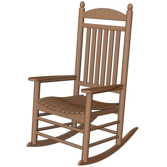 Poly-Wood Recycled Plastic Wood Jefferson Rocking Chair Poly-Wood Recycled Plastic Wood Jefferson Rocking Chair