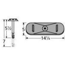Cast Iron Oval Single, Centered Burner 21301-70301