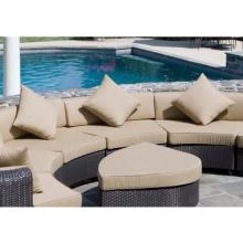 Alfresco Home Portofino Wicker Outdoor Sectional Sofa - Middle Piece