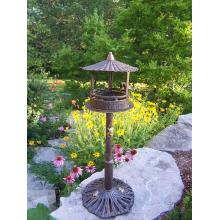 Oakland Living Feather Romance Bird House - Antique Bronze