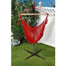 Bliss Hammocks Tahiti Rope Hammock Chair - Red