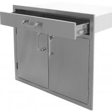 Kingston Series 30 Inch Double Door & 4 Inch Drawer Combo