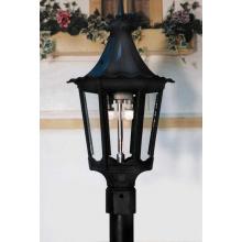 Gaslite America GL1400 Cast Aluminum Electronic Ignition Natural Gas Light With Open Flame Burner For Post Mount