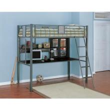 Powell Furniture - Monster Bedroom Twin Study Loft Bunk Bed - 500-119