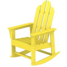 Poly-Wood Recycled Plastic Wood Long Island Adirondack Rocking Chair
