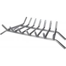 UniFlame 30 Inch Stainless Steel Bar Fireplace Log Grate