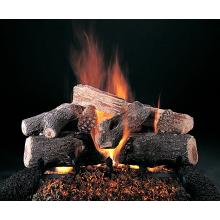Rasmussen Gas Logs 24 Inch Evening Lone Star Vented Log Set With LC Multi-Burner - Match Light